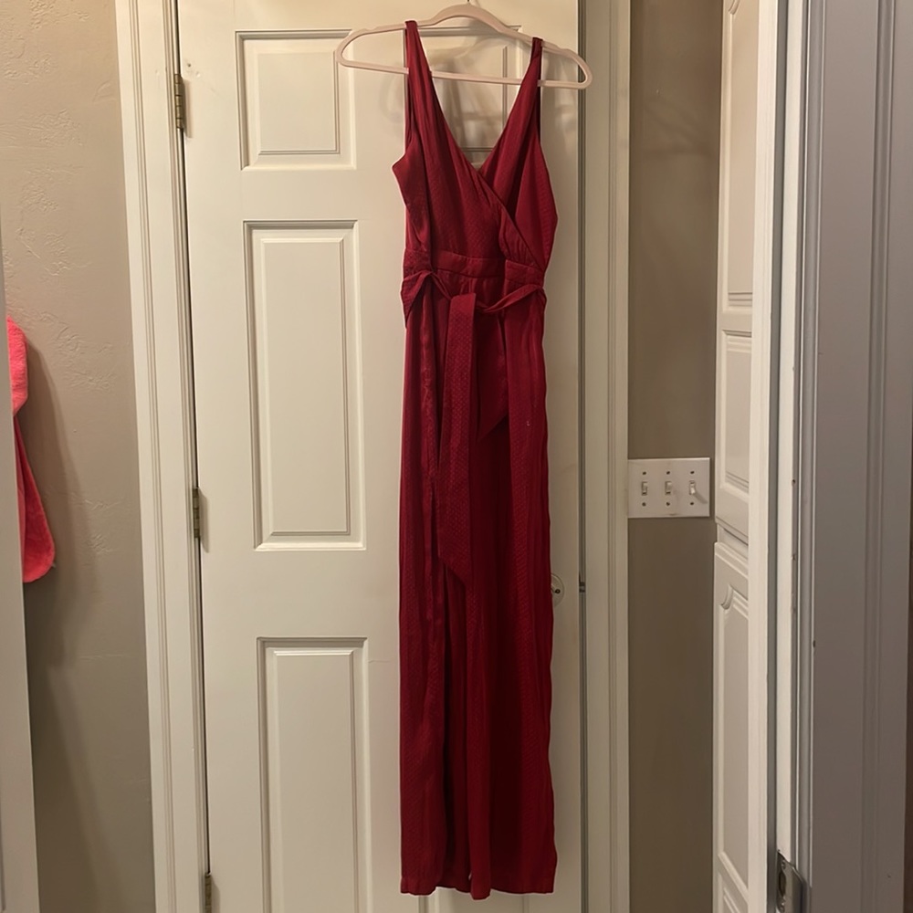 Devlin Silk Pink Jumpsuit